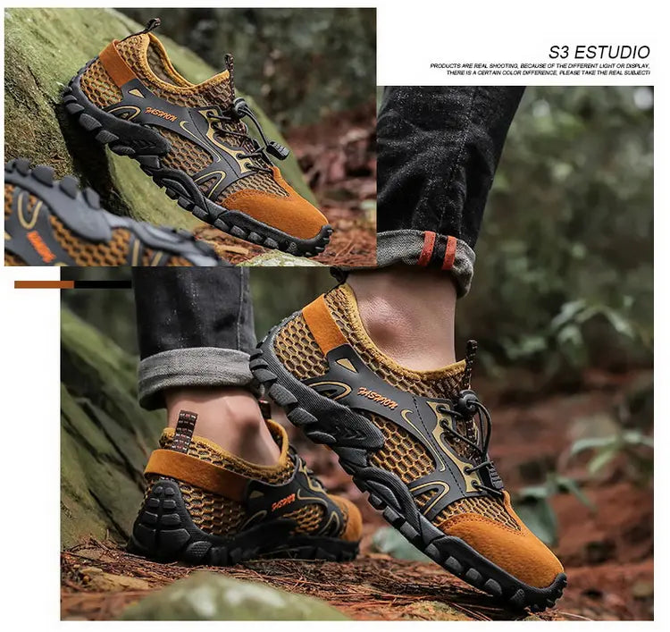 Outdoor Anti-slip Wear-resistant Shoes for Men Hiking Shoes Jogging Trekking Sneakers Fast Zapatos Outdoor Hombre Invierno