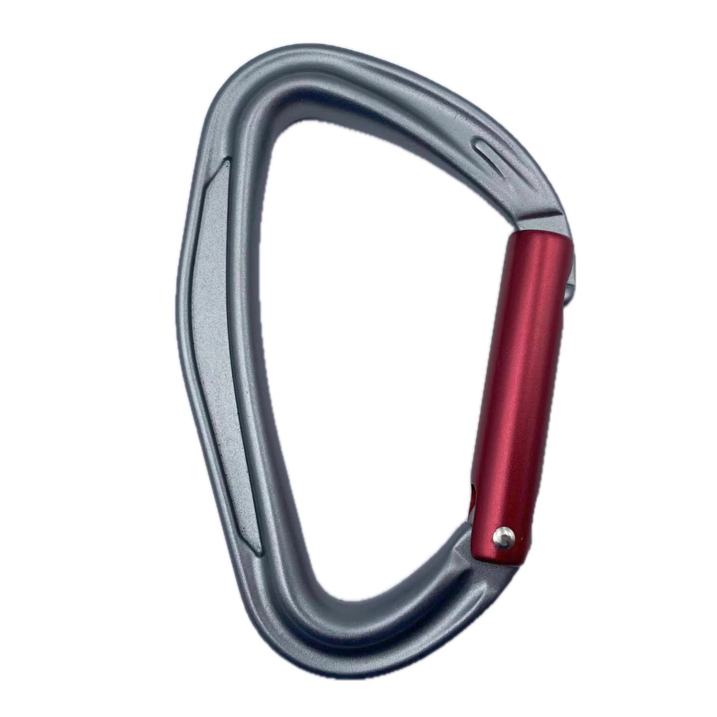 CLIWIZ SGM7118 Curved D- Straight UIAA CE Certified Climbing Carabiner 23kN 7075 Aluminum Carabiner Climbing Safety Snap Hook