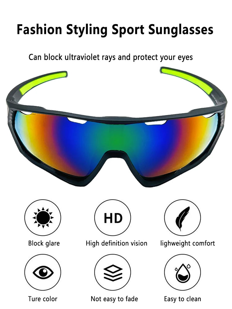 Cycling Sunglasses Women’s & Men's Sports Glasses UV400 Riding Eyewear Mountain Bike Road Bicycle Mtb Outdoor Bicycle Goggle