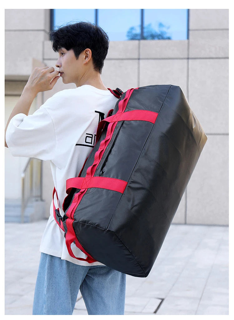 80L Climbing Backpack Sports Fitness Bag Gym Yoga Bags Outdoor Trekking Hiking Camping Rucksack Large Weekend Luggage Schoolbag