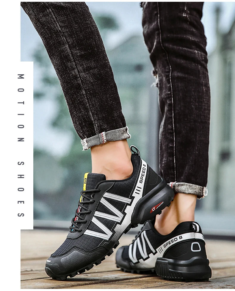 Men Hiking Shoes Waterproof Women Outdoor Trainers Lace-up Climbing Trekking Sneakers Mountain Walking Hunting Tactical Boots 47