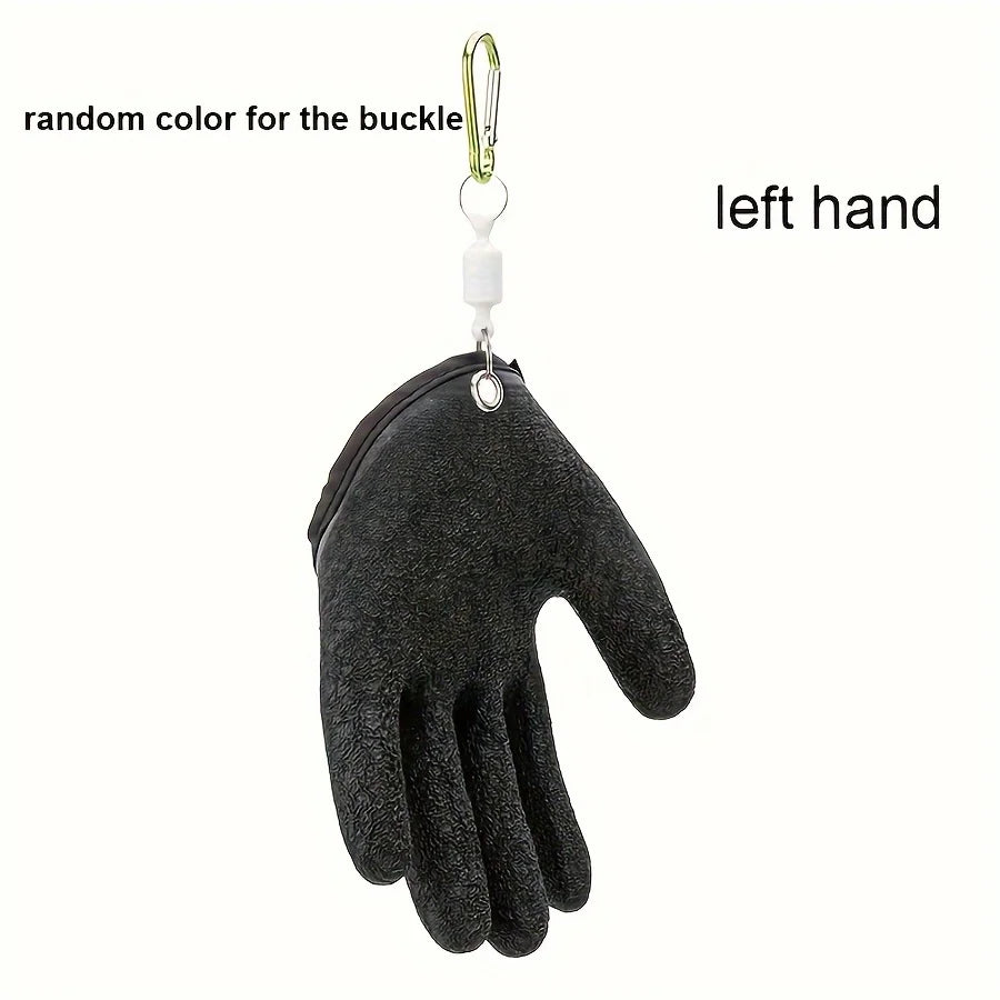 Fishing Catching Gloves Magnet Release Anti-slip Waterproof Fishing Gloves