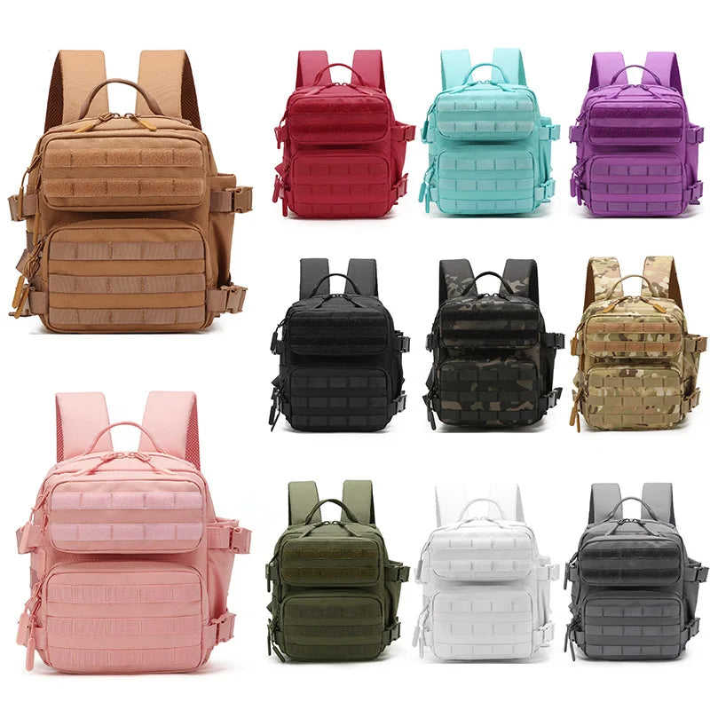 9L Mini Backpack small Tactical children's Outing Backpacks Women fitness bag Camping Hiking Sports Bag Outdoor Travel Rucksack