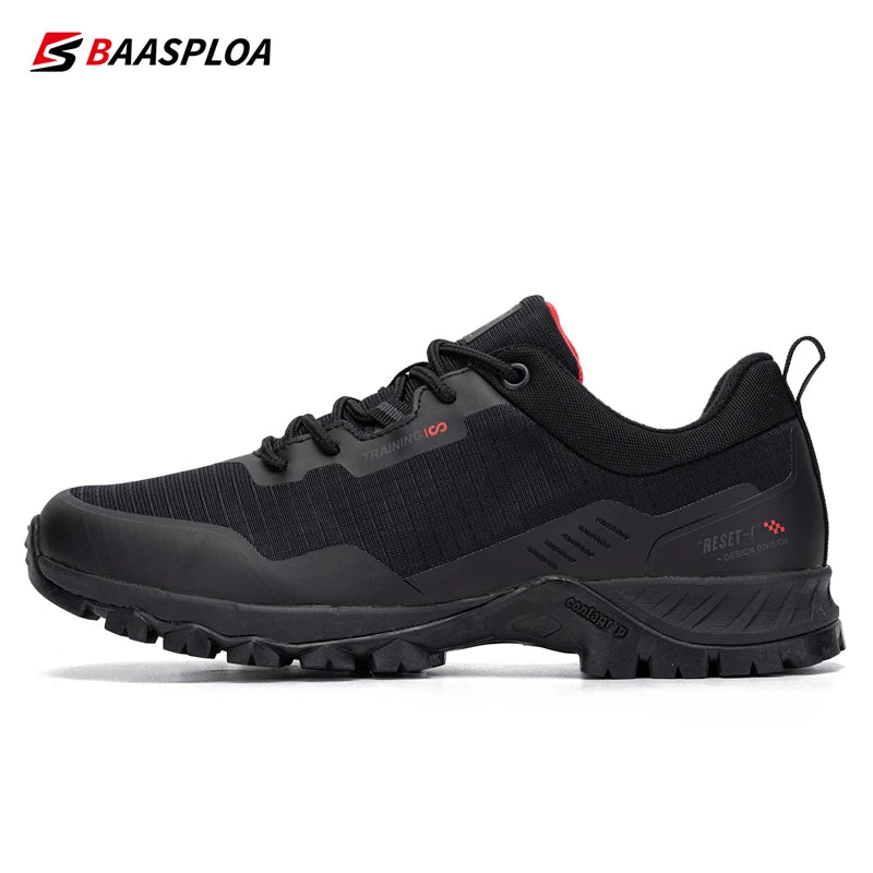 Men's Waterproof Hiking Shoes- Anti-Skid Outdoor Travel Sneakers Comfortable Sport
