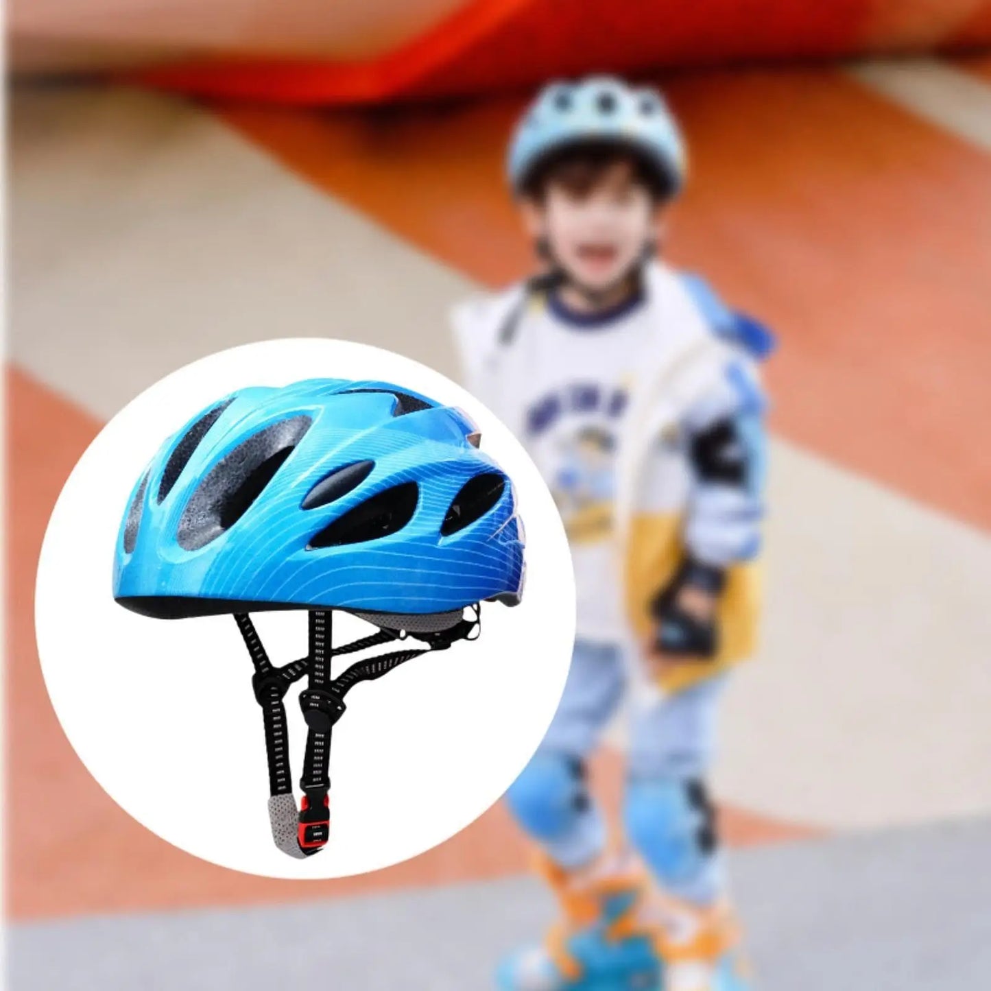 Kids Bike Helmet Head Circumference 52cm-56cm Bicycle Helmet for Outdoor Sports Riding Rock Climbing Bicycling Roller Skating