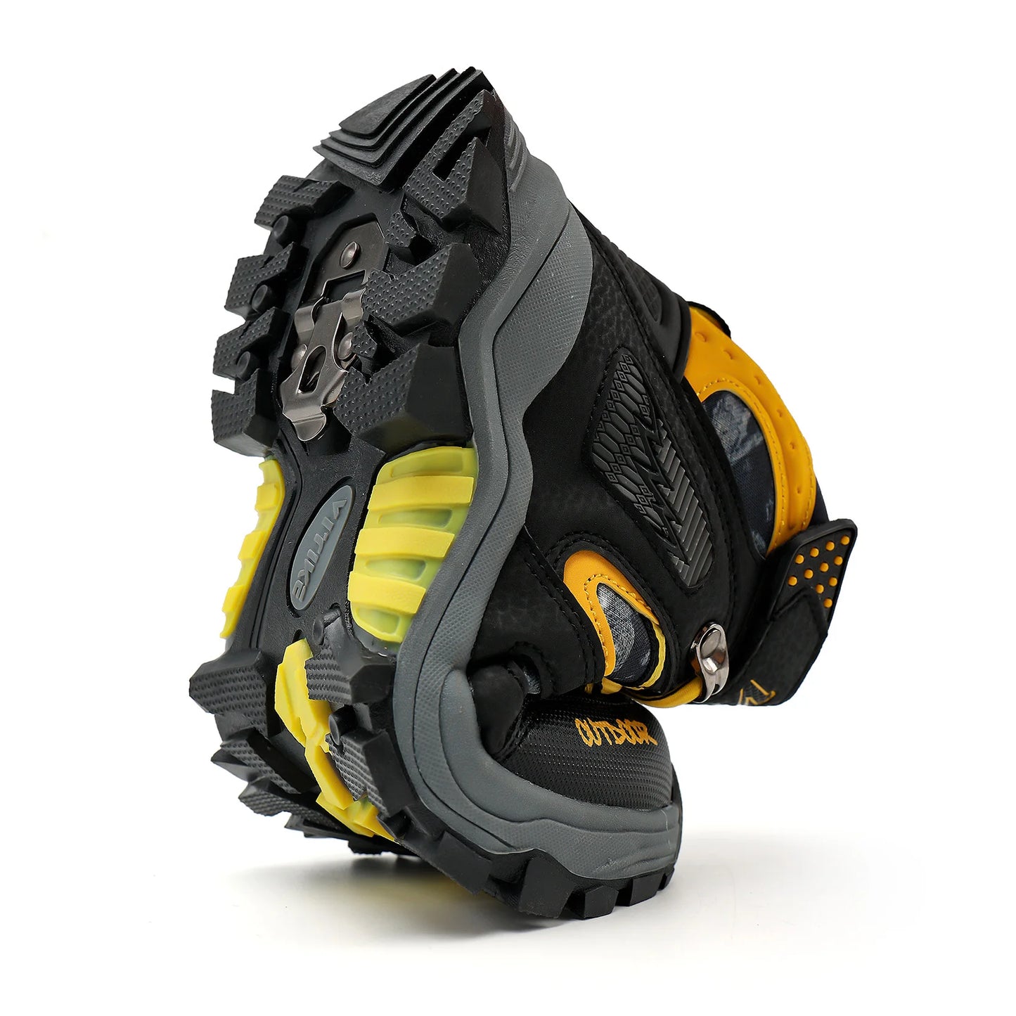 Kids Hiking Boots Boys Girls Outdoor Walking Climbing Sneaker Comfortable Snow Shoes Hiker Boot Antiskid Steel Buckle Sole