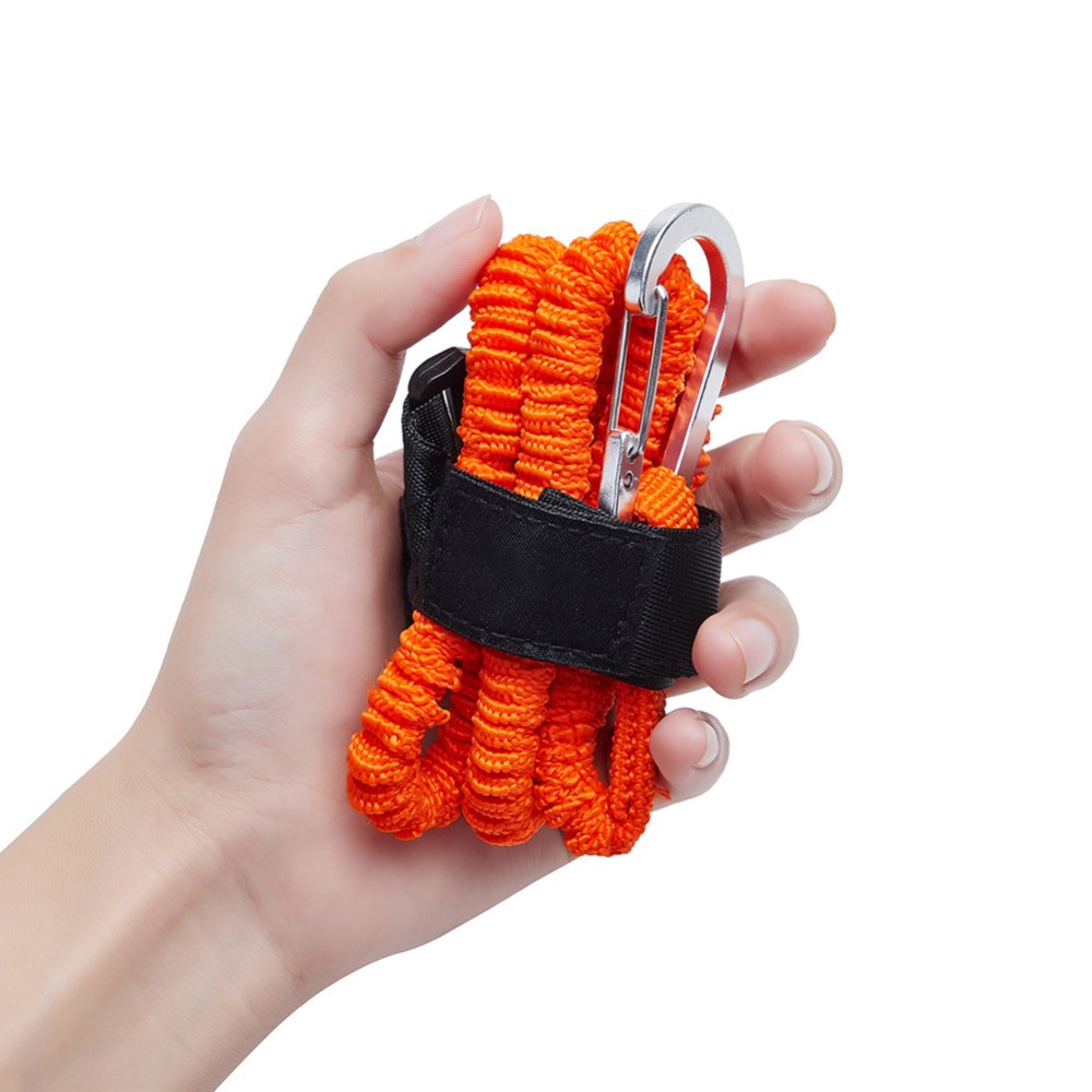 Kayak Paddle Leash Wear-resistant Kayak Canoe Stretchable Kayak Paddle Camping Tent Leash Adjustable Paddle Holder Tool Lanyard