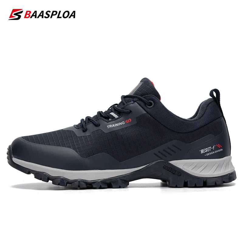 Men's Waterproof Hiking Shoes- Anti-Skid Outdoor Travel Sneakers Comfortable Sport