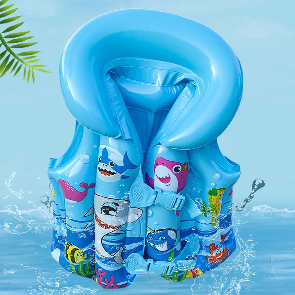 Baby Float Life Vest Jacket Children PVC Drifting Safety Vest Swimming Vest for Children Buoyancy Floating Vest Swimming Vest