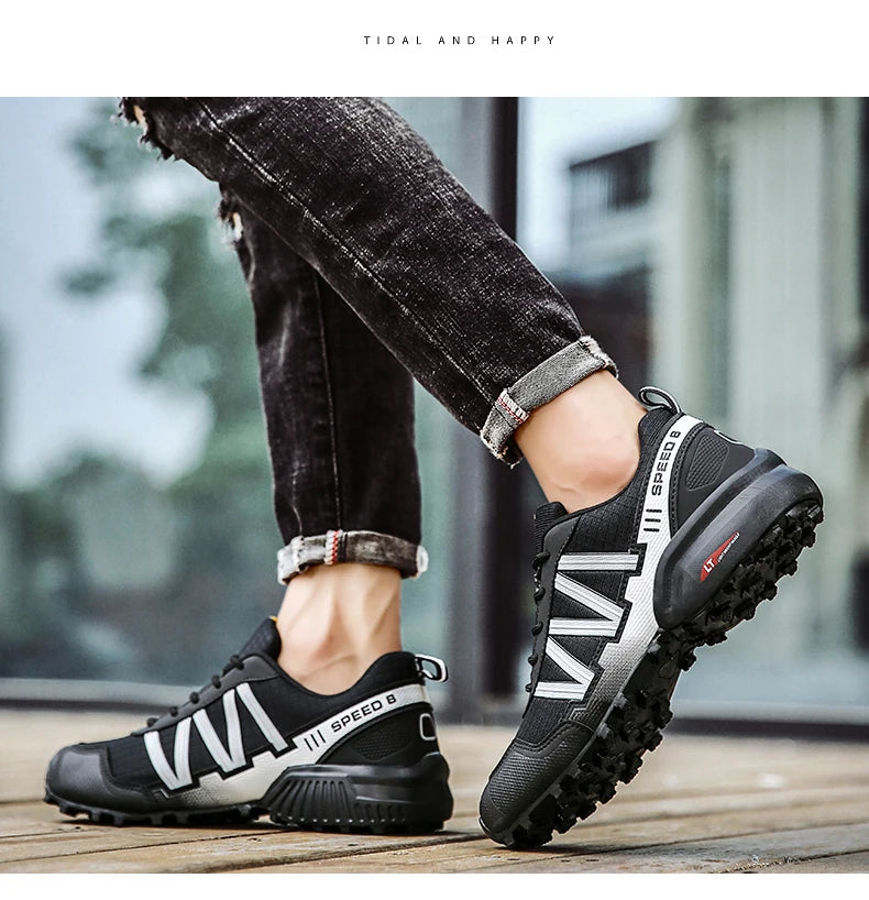 Men Hiking Shoes Waterproof Women Outdoor Trainers Lace-up Climbing Trekking Sneakers Mountain Walking Hunting Tactical Boots 47