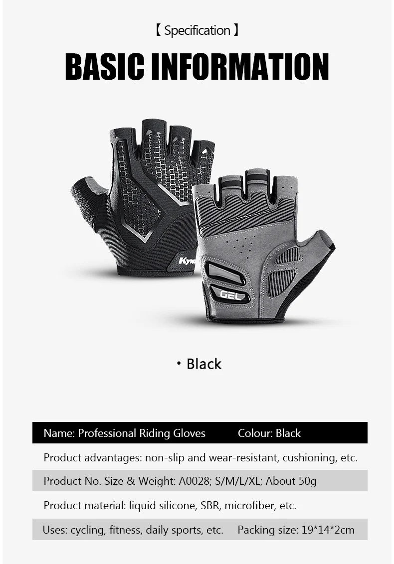 Half-Finger Men'S And Women'S Cycling Gloves Liquid Silicone Shock-Absorbing Breathable Sports Bike Fitness Gloves Hiking Gloves