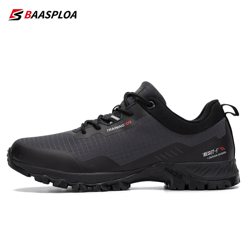 Men's Waterproof Hiking Shoes- Anti-Skid Outdoor Travel Sneakers Comfortable Sport