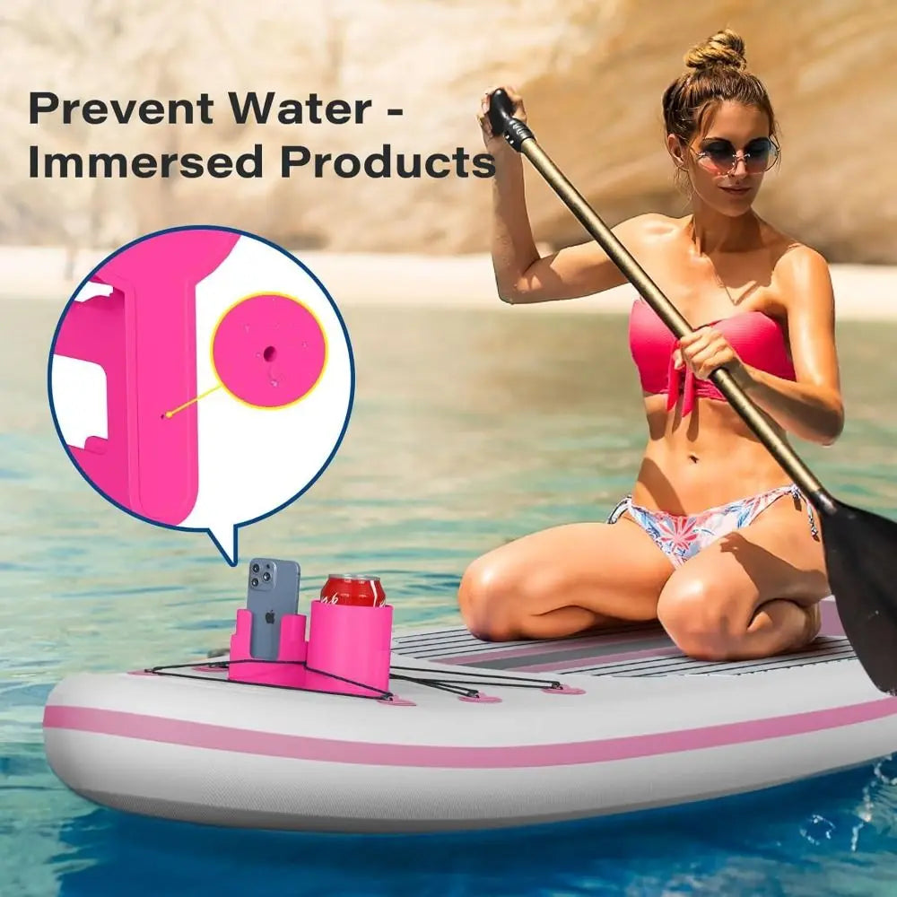 New Multi-Functional Paddle Board Cup Holder PVC Creative Kayak Drink Holder Kayak Cup Holders