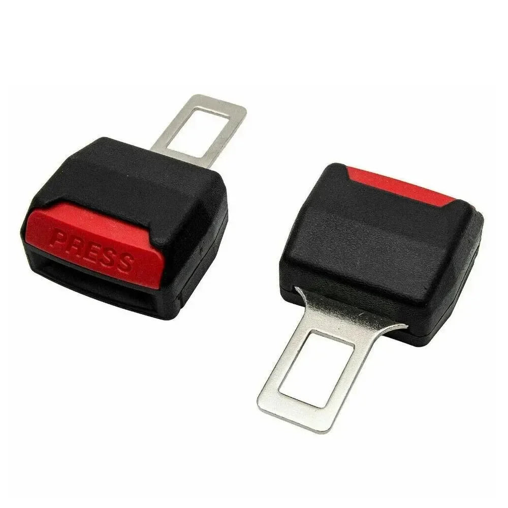 2pcs Car Safety Belt Buckle Extension Clip Thick Socket Two Piece Car Extender Seat Belt Padding Extension Buckle Plug Buckle
