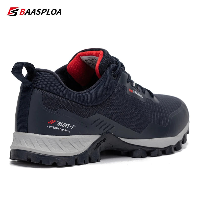 Men's Waterproof Hiking Shoes- Anti-Skid Outdoor Travel Sneakers Comfortable Sport