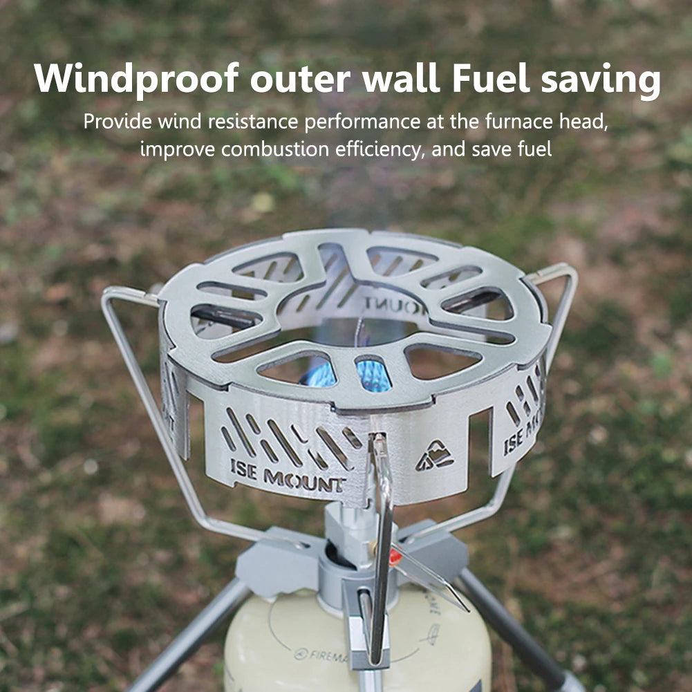 Mini Wind Shield Camping Stoves Windproof Ring S/L Stainless Steel Gas Picnic Cookers Outdoor Wind Deflectors Stove Windshield