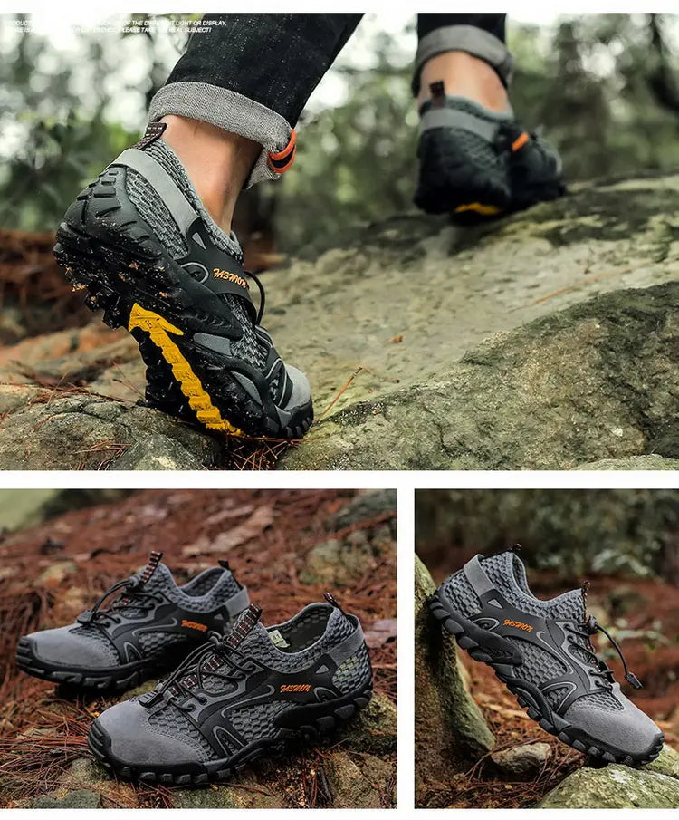 Outdoor Anti-slip Wear-resistant Shoes for Men Hiking Shoes Jogging Trekking Sneakers Fast Zapatos Outdoor Hombre Invierno