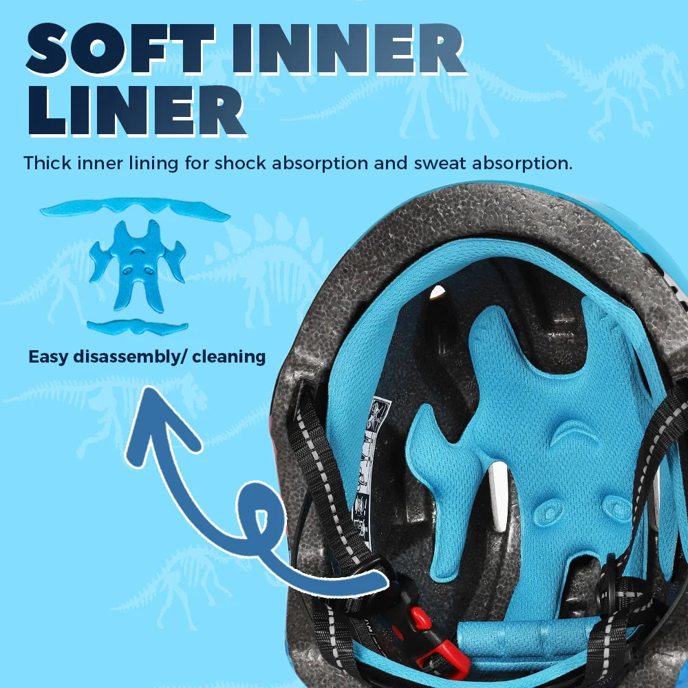 VICTGOAL Kids Bicycle Helmet Child Sports Safety Cycling Protection Knee Elbow Pad Sets Balance Bike Roller Skating Helmet Guard