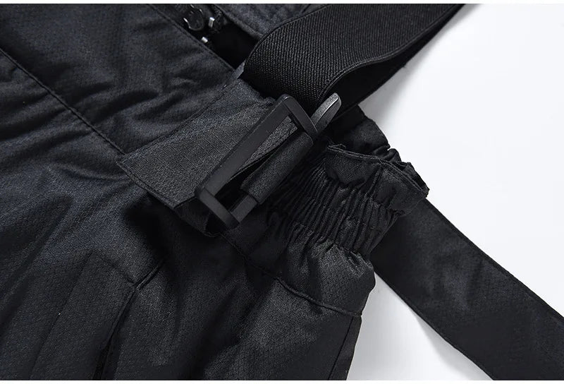 Winter Warm Breathable Skiing Pants for Men Women High Quality Windproof Waterproof Suspender Trousers Outdoor Sports Bibs Pants