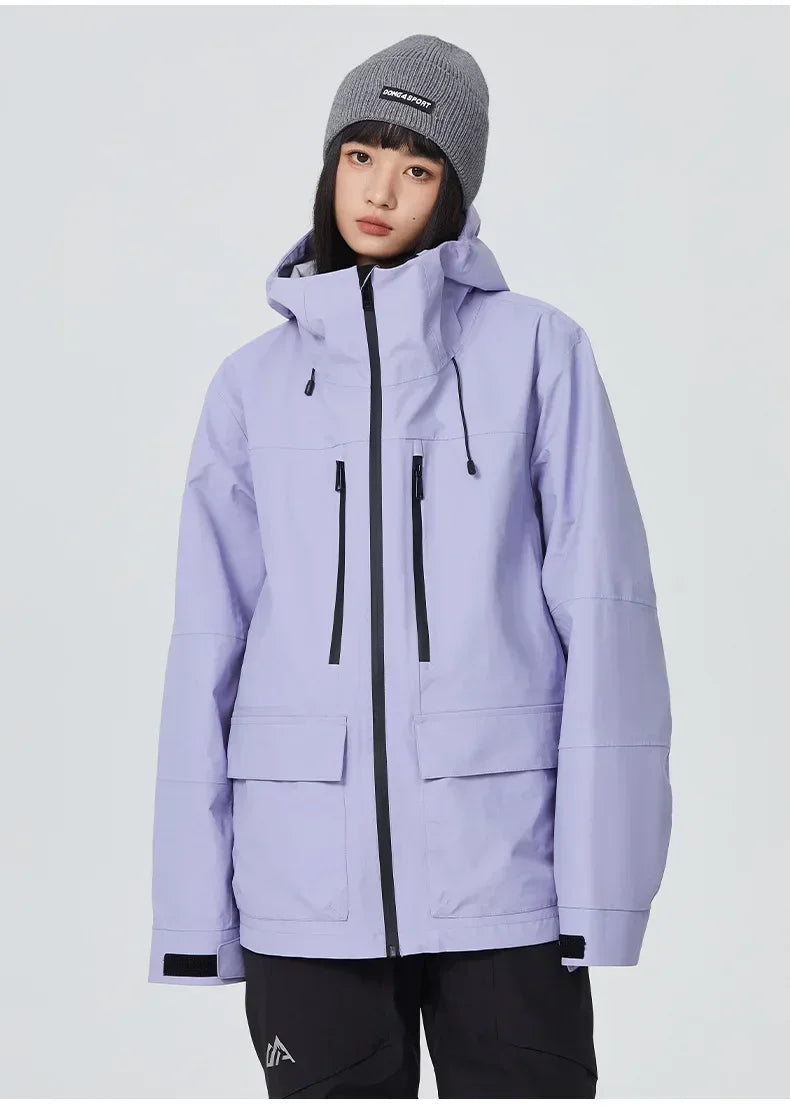 Outdoor Winter Skiing Jacket 2025 Man Snowfield Sport Tops Couple Ski Cold Coat Pro Warm Waterproof Woman Snow Tracksuit Clothes