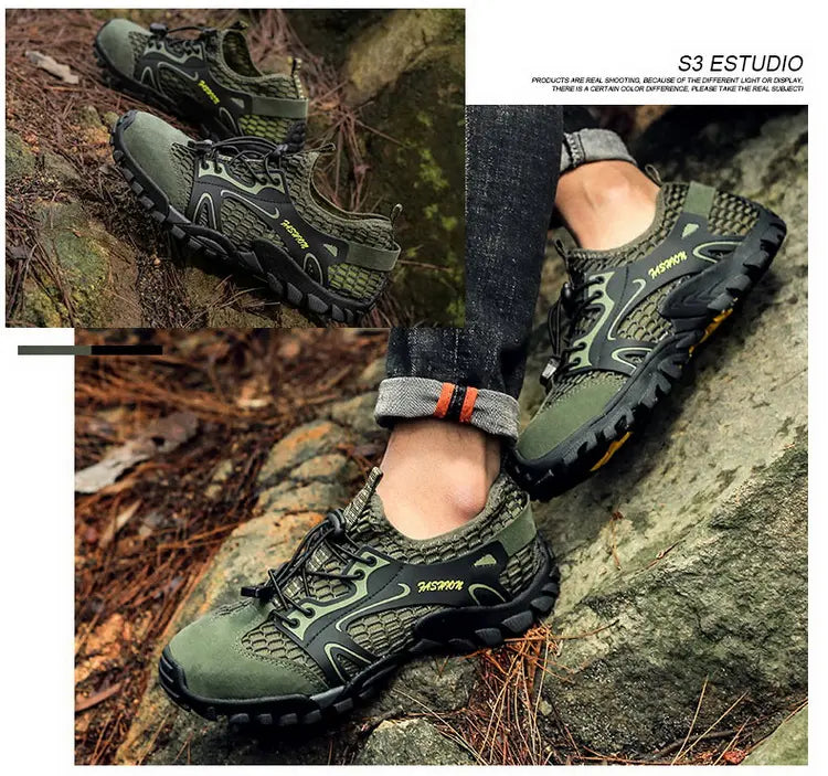 Outdoor Anti-slip Wear-resistant Shoes for Men Hiking Shoes Jogging Trekking Sneakers Fast Zapatos Outdoor Hombre Invierno