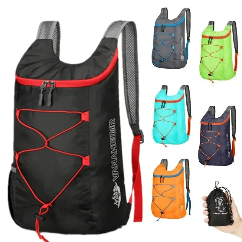 Lightweight Waterproof Folding Backpack – 20L Travel, Hiking & Camping Bag