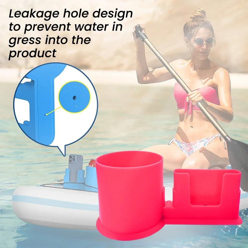 Creative Paddle Board Cup Holder Multi-Functional Kayak Drink Holder Paddle Board Accessories Kayak Holders Stationary Beverage