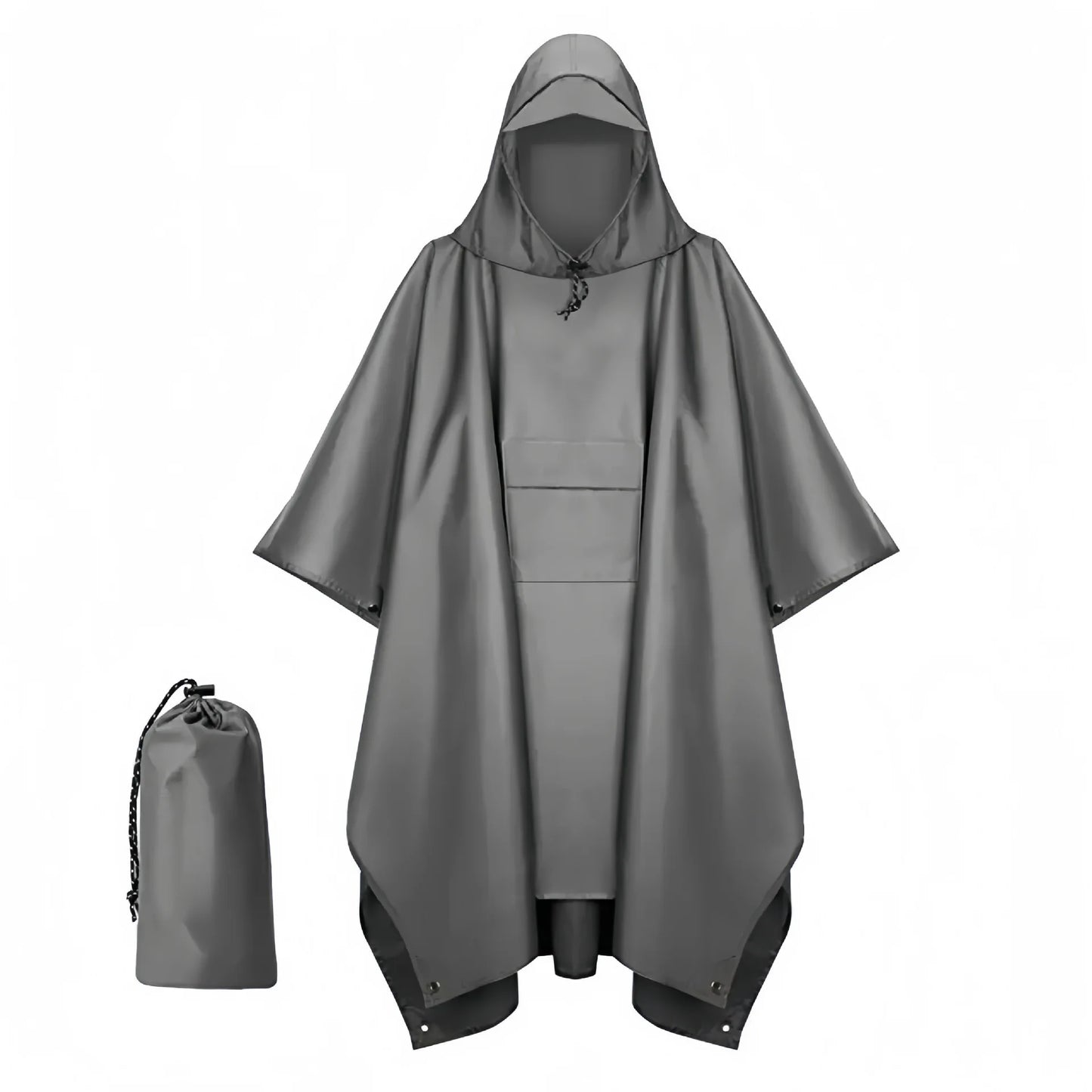 New 3 in 1 Outdoor Raincoat Waterproof Multifunction Rain Cover Lightweight Large Outdoor Rainwear Hiking Travel