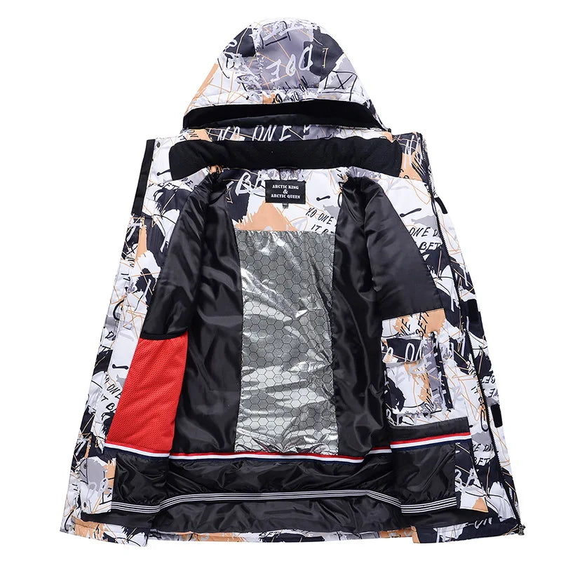 New Men's Snowboarding Ski Jacket Winter Outdoor Warm Windproof Waterproof Breathable Ski Clothes Male Skiing Ski Coat