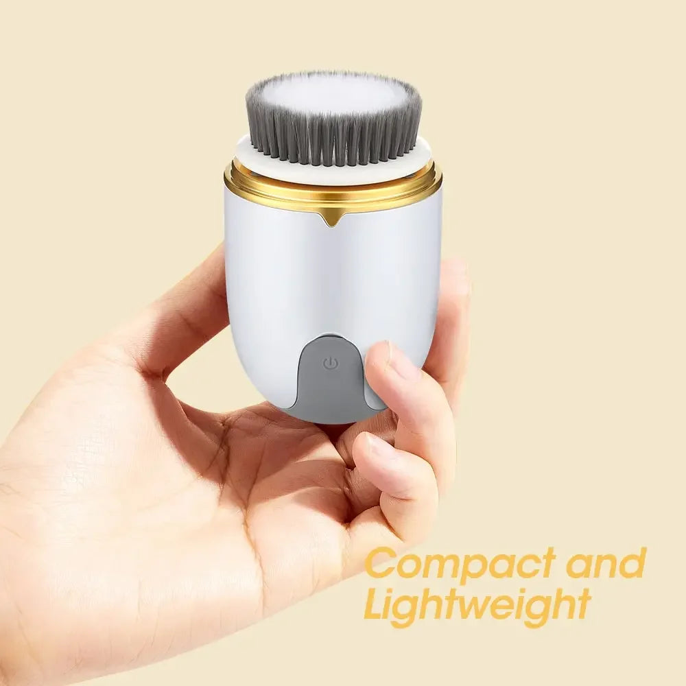 3 IN 1 Ultrasonic Facial Cleaner Pore Face Electric Face Cleansing Brush Skin Care Massager Blackhead Remover Facial Clean Brush