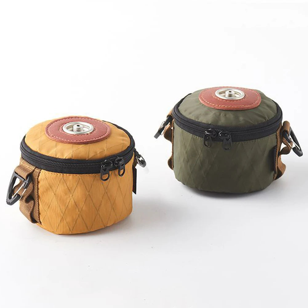 Camping Gas Can Protective Cover Cotton Linen Outdoor Gas Tank Case Anti-Fall Fuel Cylinder Storage Bag Air Bottle Wrap Sleeve