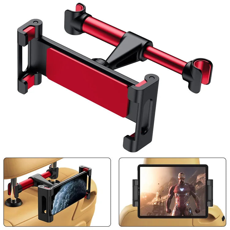 Car Rear Seat Bracket Car mobile phone holder Car rear headrest bracket Snap on flat bracket Automotive interior modification