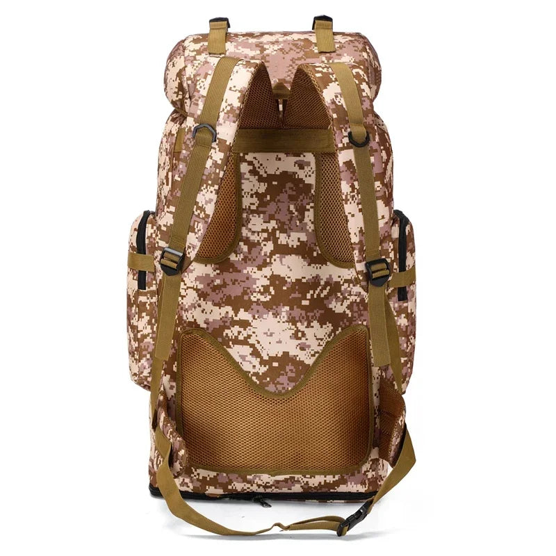 80L/100L Mountaineering Bag Climb Bag Tactical Backpacks Large Backpack Outdoors Hiking Camping Travel Bags