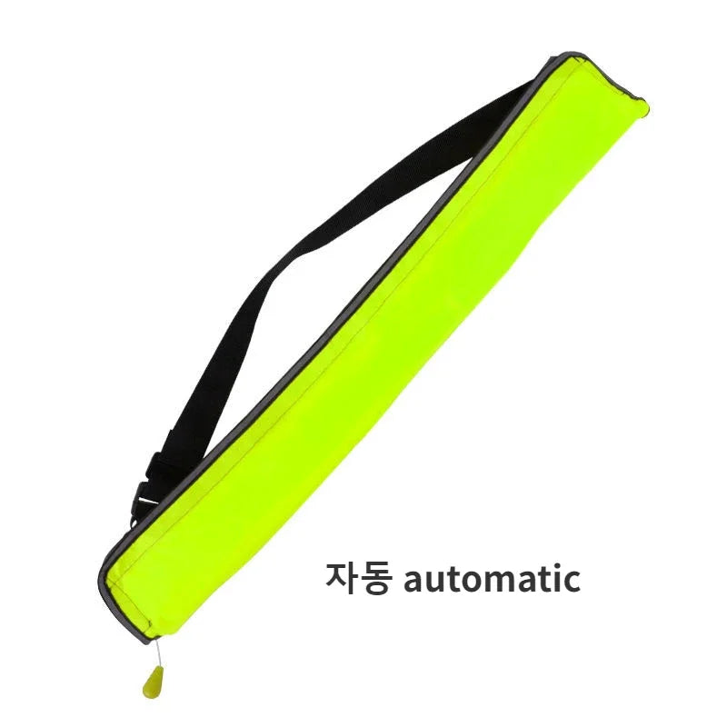 Adult Portable Professional Fishing Vest Manual Automatic Inflatable Fishing Life Jacket Large Buoyancy Life Waist Belt