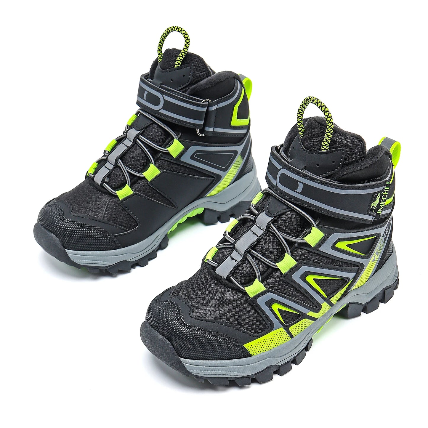 Kids Hiking Boots Boys Girls Outdoor Walking Climbing Sneaker Comfortable Snow Shoes Hiker Boot Antiskid Steel Buckle Sole