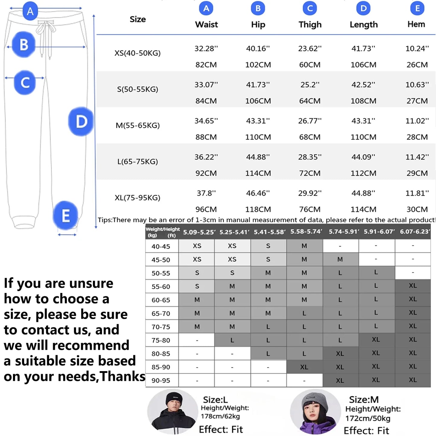2025 Winter Women Ski Pants Snowfield Windproof Snowboard Sport Trousers Warm Man Loose Overalls New Pro Waterproof Skiing Pants