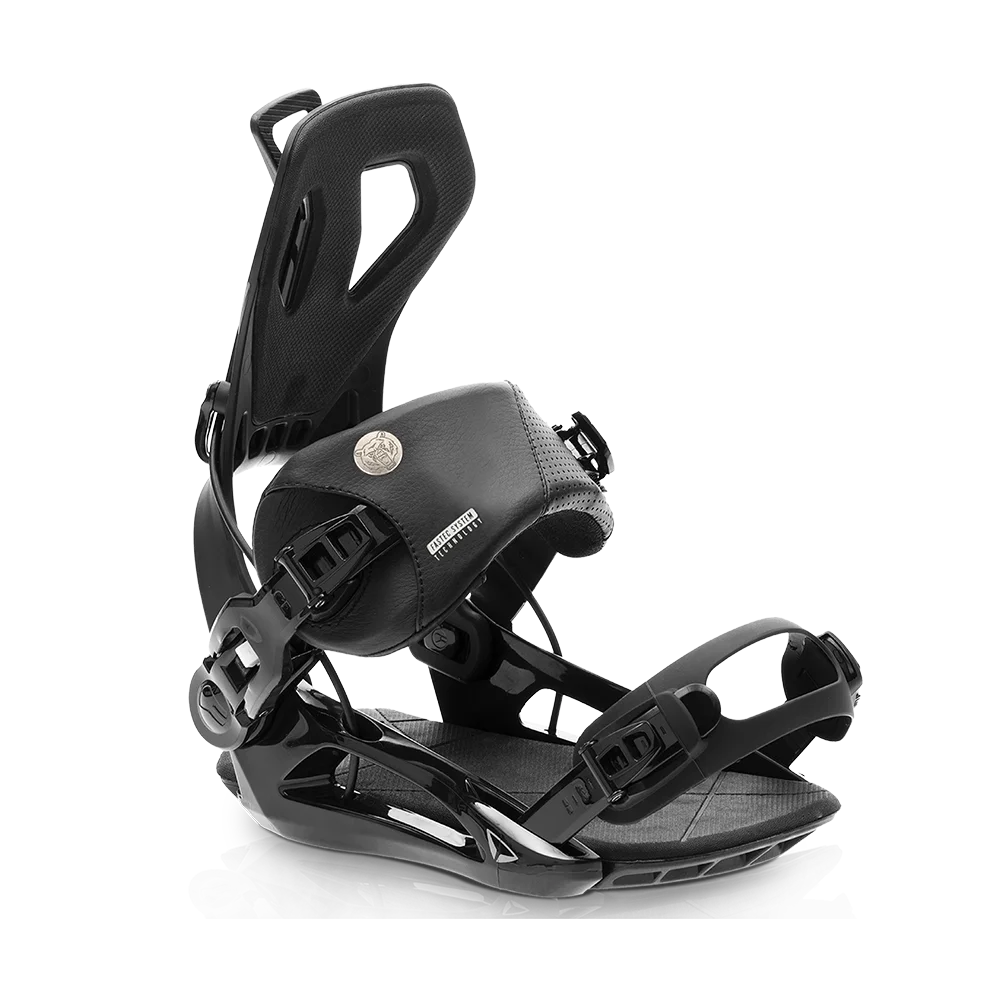 TERROR FS630 Step-In Snowboard Bindings Men Women 3D Highback EVA Shock Absorption Freestyle All-Mountain Quick Entry