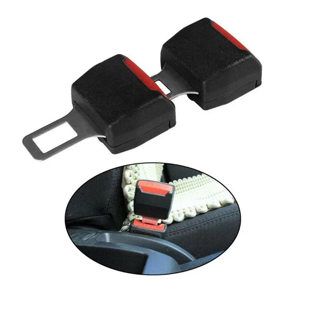 2pcs Car Safety Belt Buckle Extension Clip Thick Socket Two Piece Car Extender Seat Belt Padding Extension Buckle Plug Buckle
