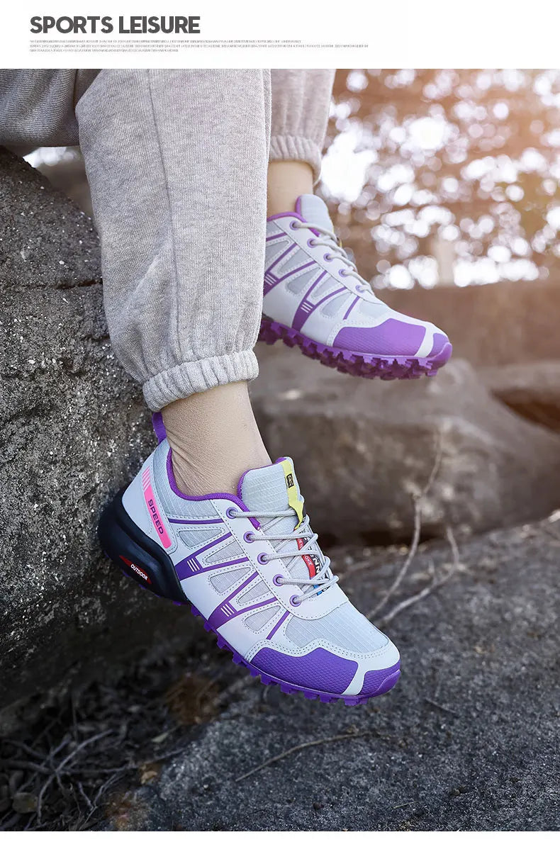 Men Hiking Shoes Waterproof Women Outdoor Trainers Lace-up Climbing Trekking Sneakers Mountain Walking Hunting Tactical Boots 47
