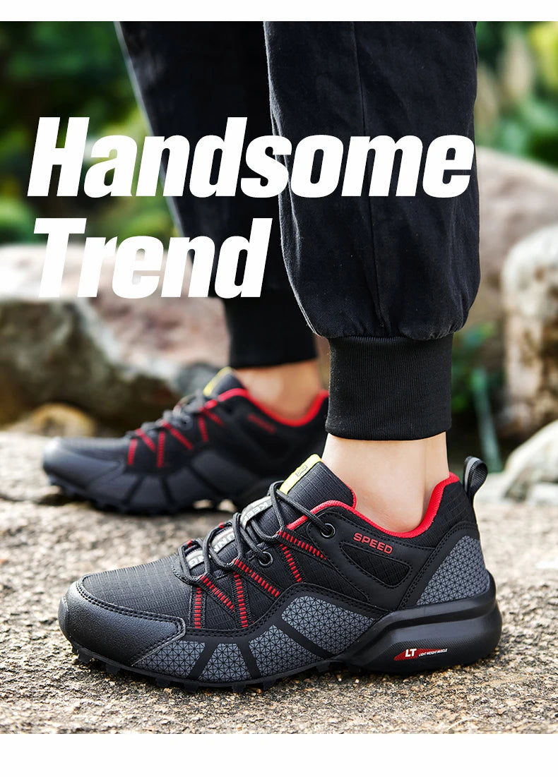 Men Women Waterproof Hiking Shoes Outdoor Camping Trainers Mountain Climbing Trekking Sneakers Walking Hunting Tactical Boots
