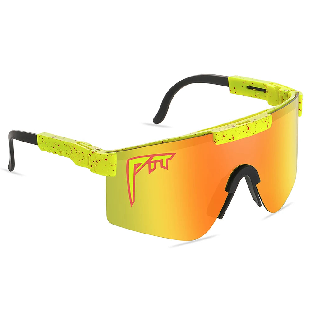 UV400 Cycling Glasses Men Women - Pit Viper Style MTB Outdoor Sport Sunglasses