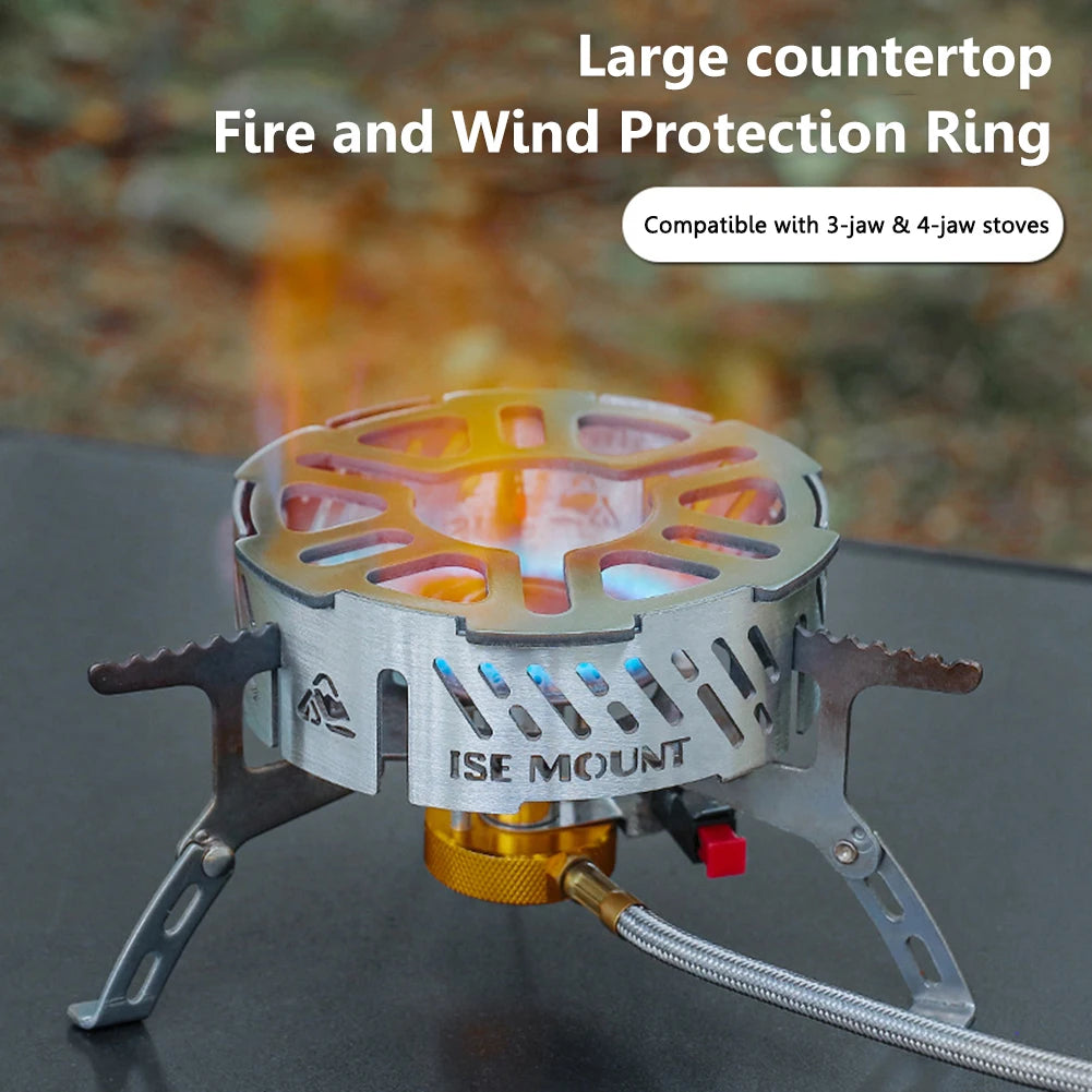 Mini Wind Shield Camping Stoves Windproof Ring S/L Stainless Steel Gas Picnic Cookers Outdoor Wind Deflectors Stove Windshield