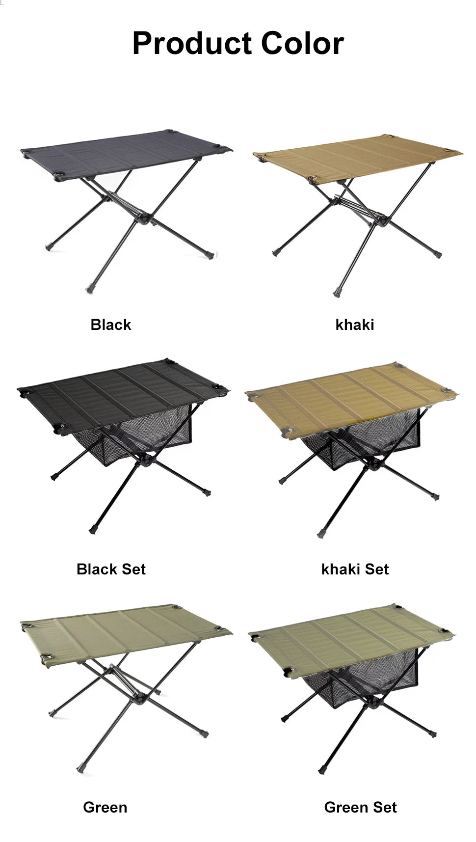 WESTTUNE Camping Folding Table Lightweight 1680D Oxford Roll-Up Table Portable Aluminum Alloy Tourist Tables for Outdoor Picnic