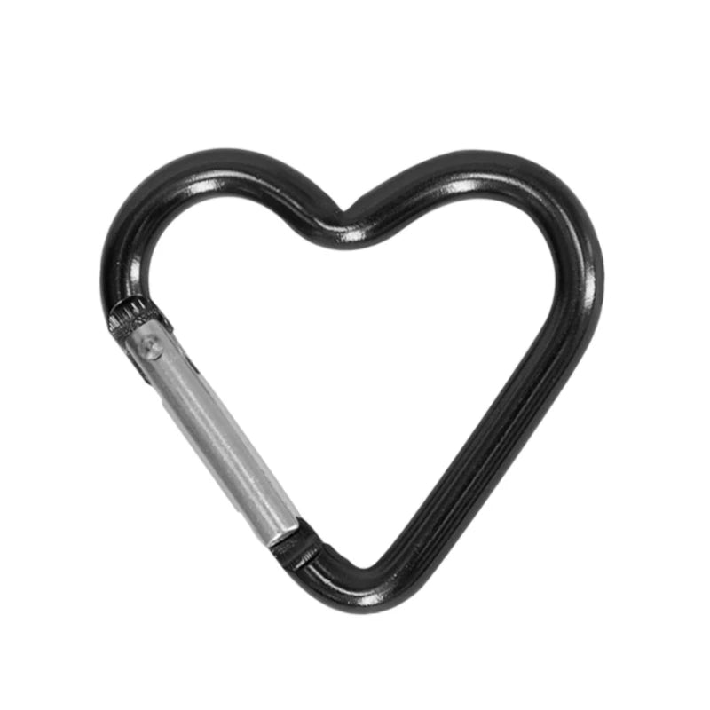 Aluminum Alloy Outdoor Star Shaped Spring Locking Carabiner Clip Keychains for Backpack Camping Hiking Traveling