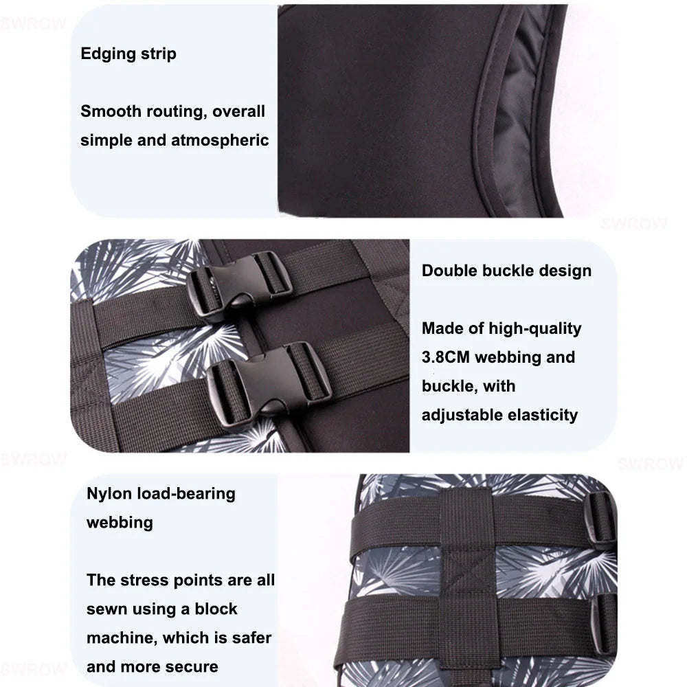 New Life Jacket Neoprene Safety Life Vest Water Sports Fishing Kayaking Boating Swimming Drifting Safety Vest for Adult Children