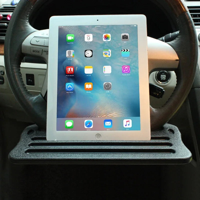 Portable Car Laptop Computer Desk Mount Stand Eat Work Car Steering Wheel Dining Table BracketDrink Food Coffee Tray Board