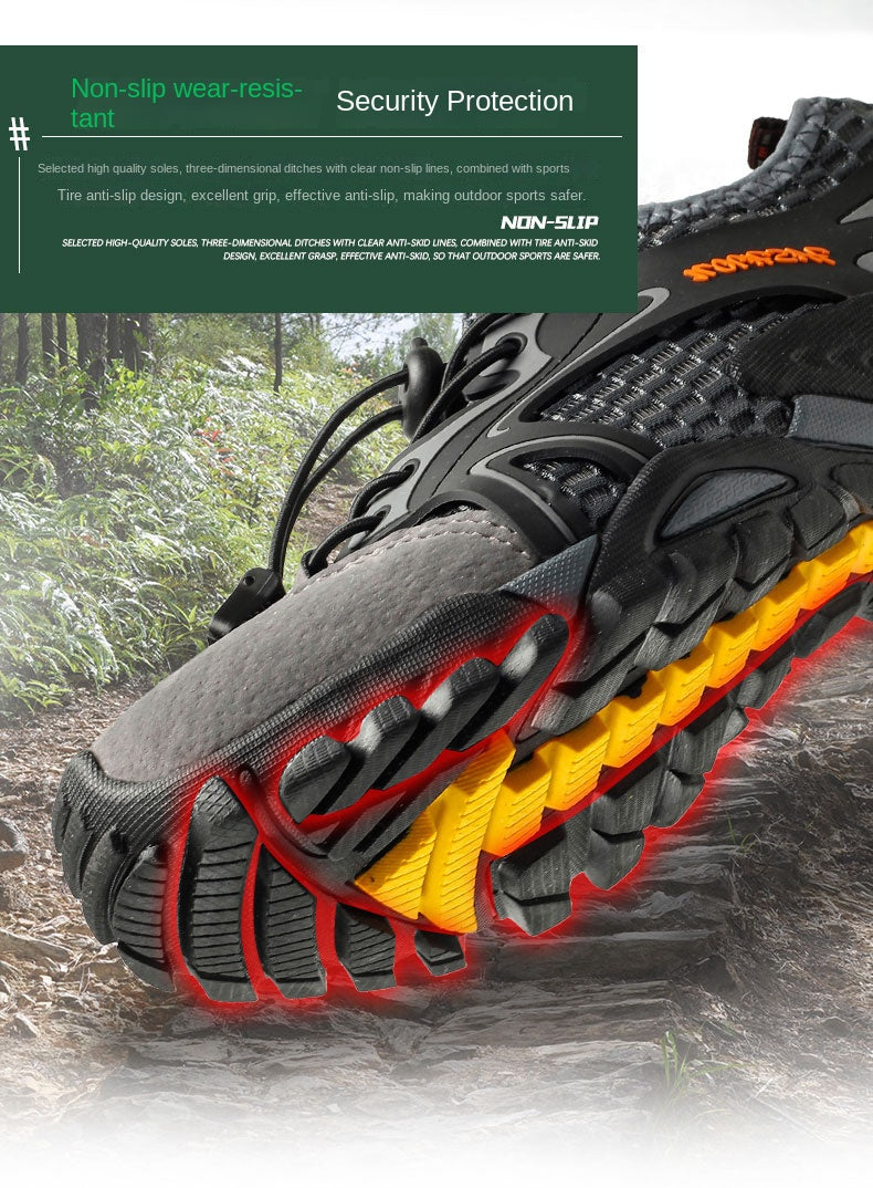 Outdoor Anti-slip Wear-resistant Shoes for Men Hiking Shoes Jogging Trekking Sneakers Fast Zapatos Outdoor Hombre Invierno