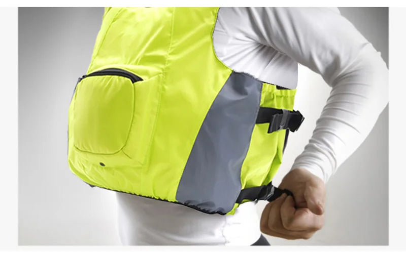 Daiseanuo Adult Kayaking Life Jackets Women Paddle Life Vest Men Kayak Vest PFD Safety Drifting Boat Raft Floating CE Approved