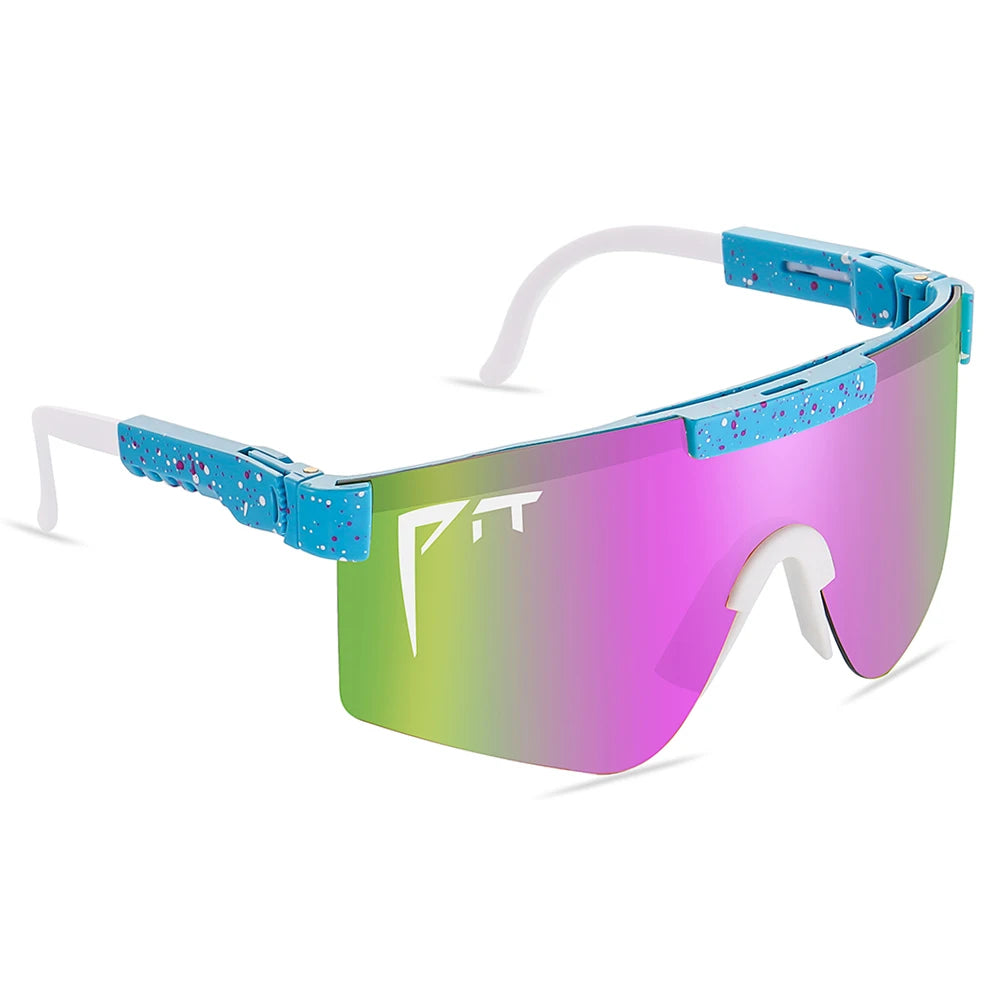 UV400 Cycling Glasses Men Women - Pit Viper Style MTB Outdoor Sport Sunglasses