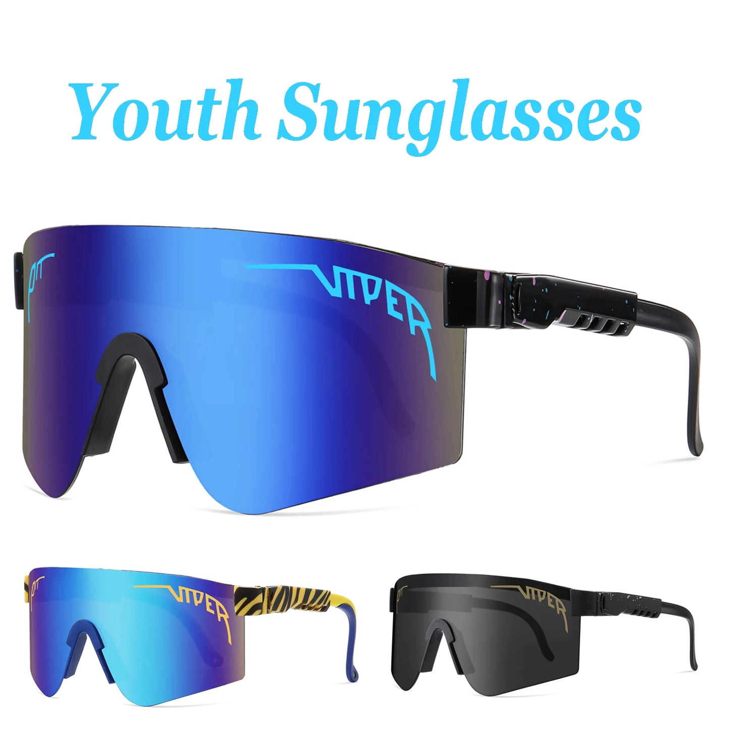 Youth Sunglasses Boys Girls Kids Pit Viper Sun Glasses